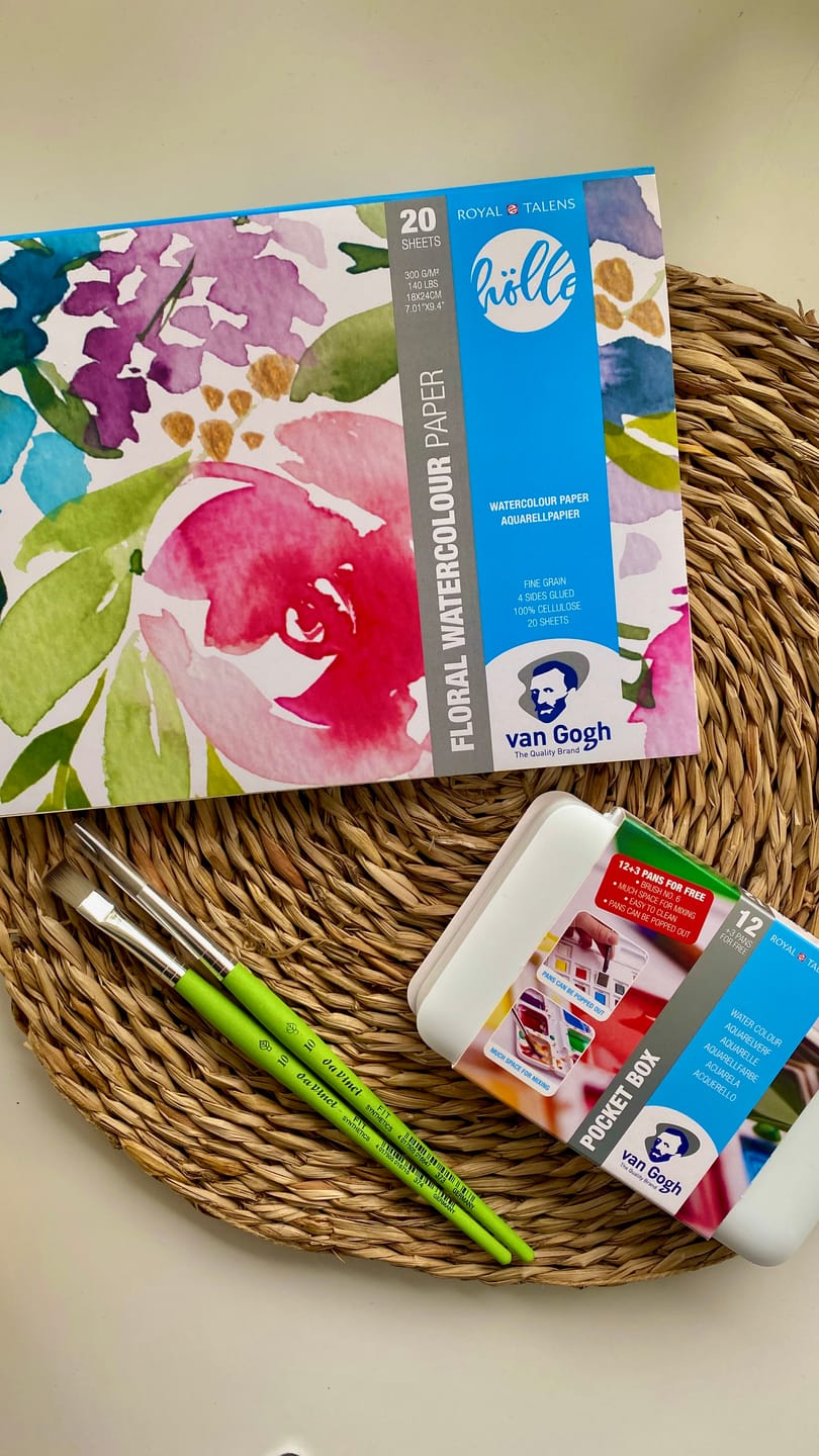 Customer photo review of Van Gogh Pocket Box - Set 12 + 3 Acuarelas Colores Básicos