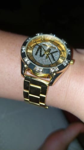 Customer photo review of Luxury Women's Watch Fashion 2024 Diamonds TVK Quartz Watch Business Stainless Steel Gold Ladies Clock Gift Wristwatch