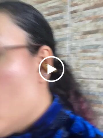 Customer video review of Chunky Ear Cuff