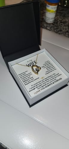 Customer photo review of To My Wife - I Love You Always & Forever - Gift Set - SS568