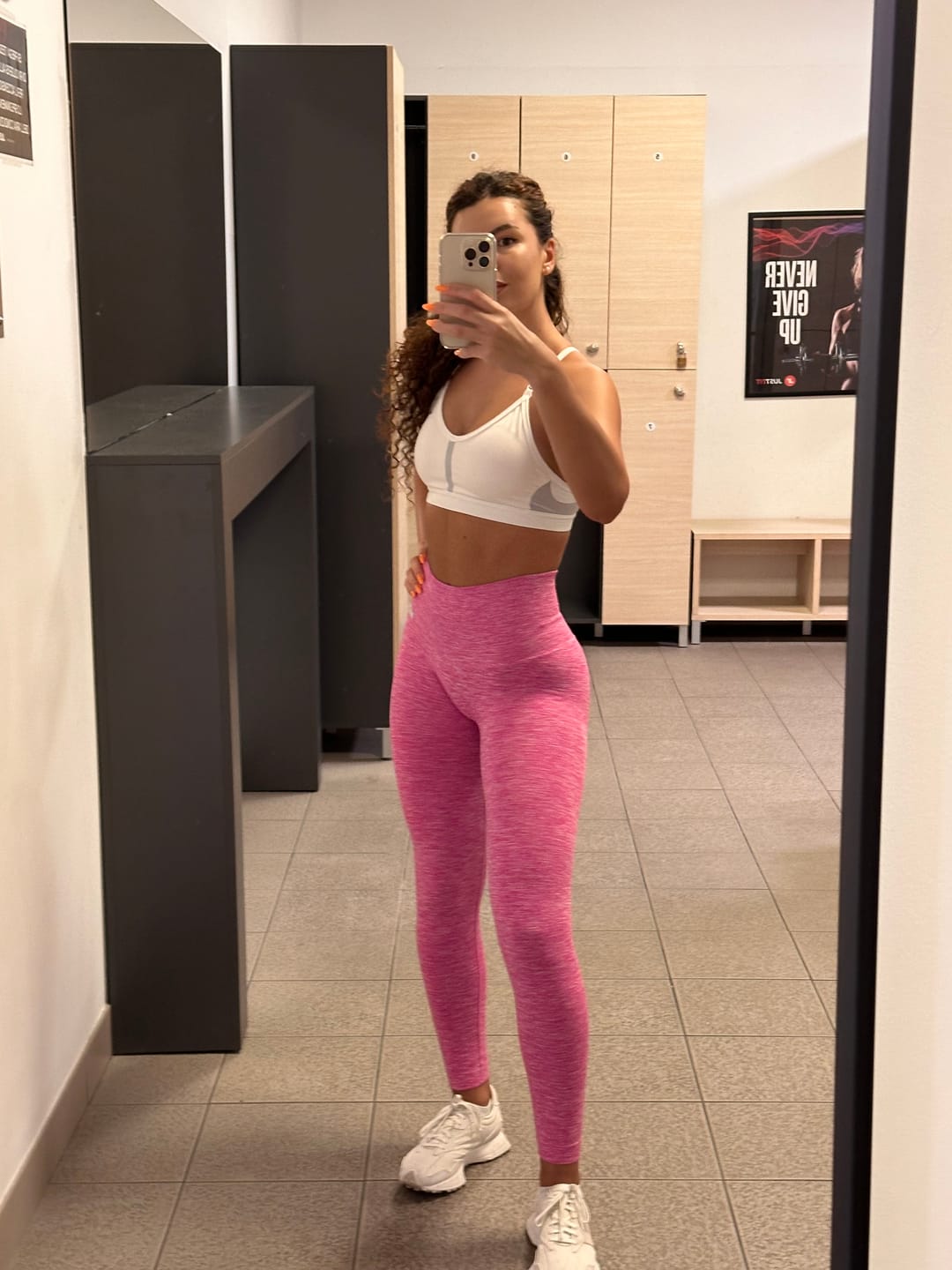 Customer photo review of Leggings Pulsar Fuxia