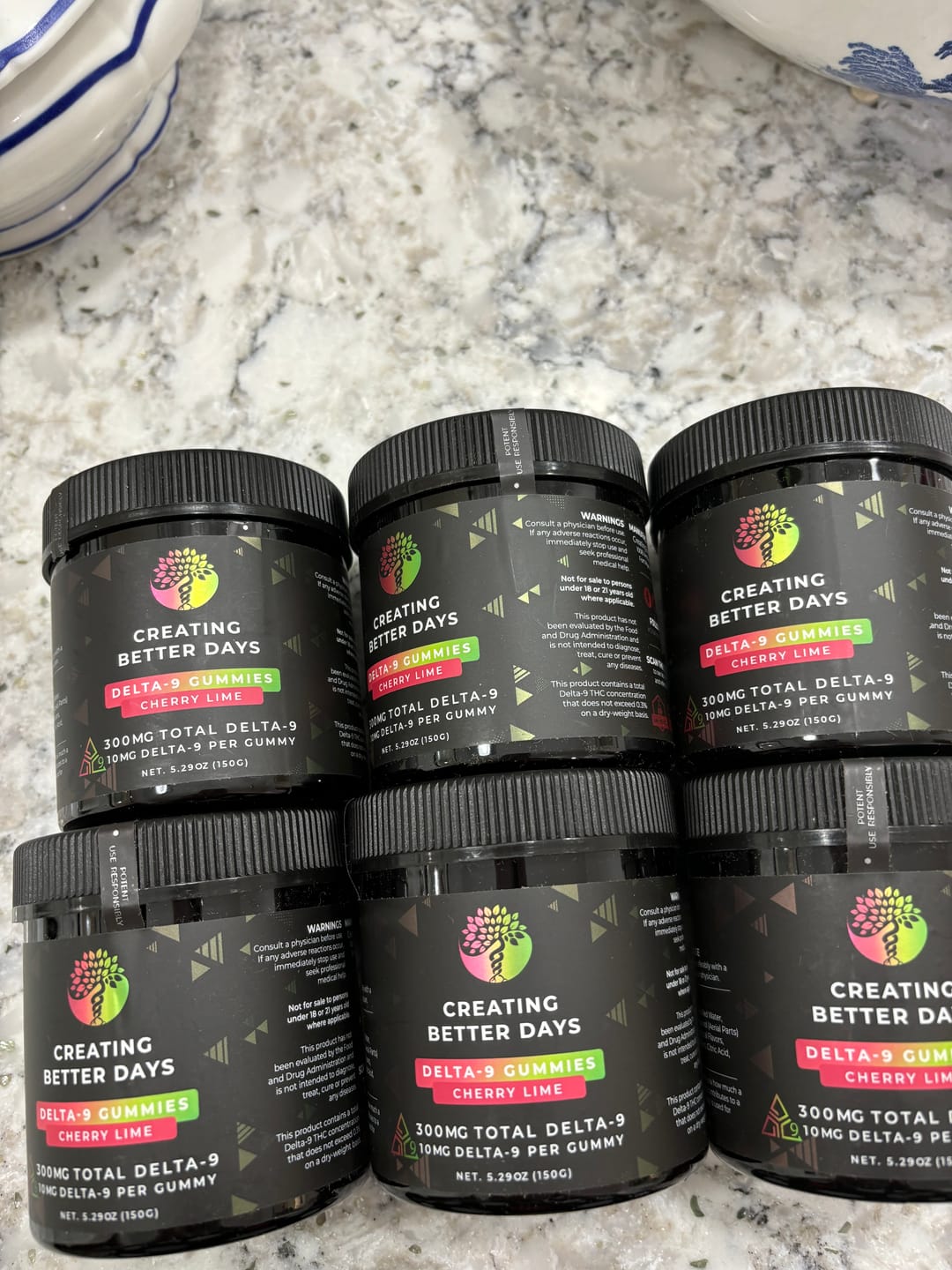 Customer photo review of 300mg Melatonin Gummies - Elderberry