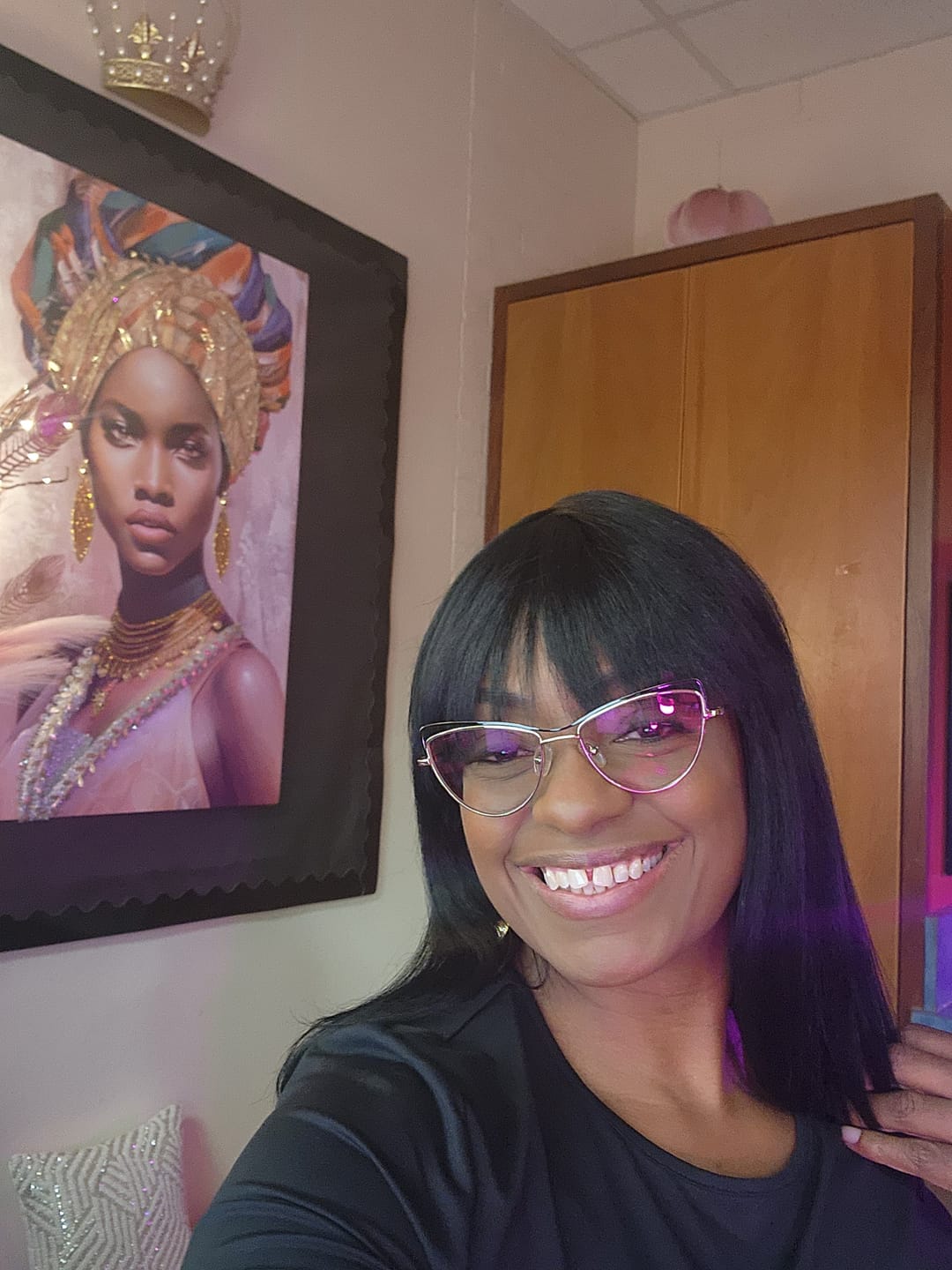 Customer photo review of Freetress Equal Synthetic Hair Wig LITE 004