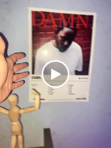 Customer video review of Kendrick Lamar - DAMN. | Album Cover Poster