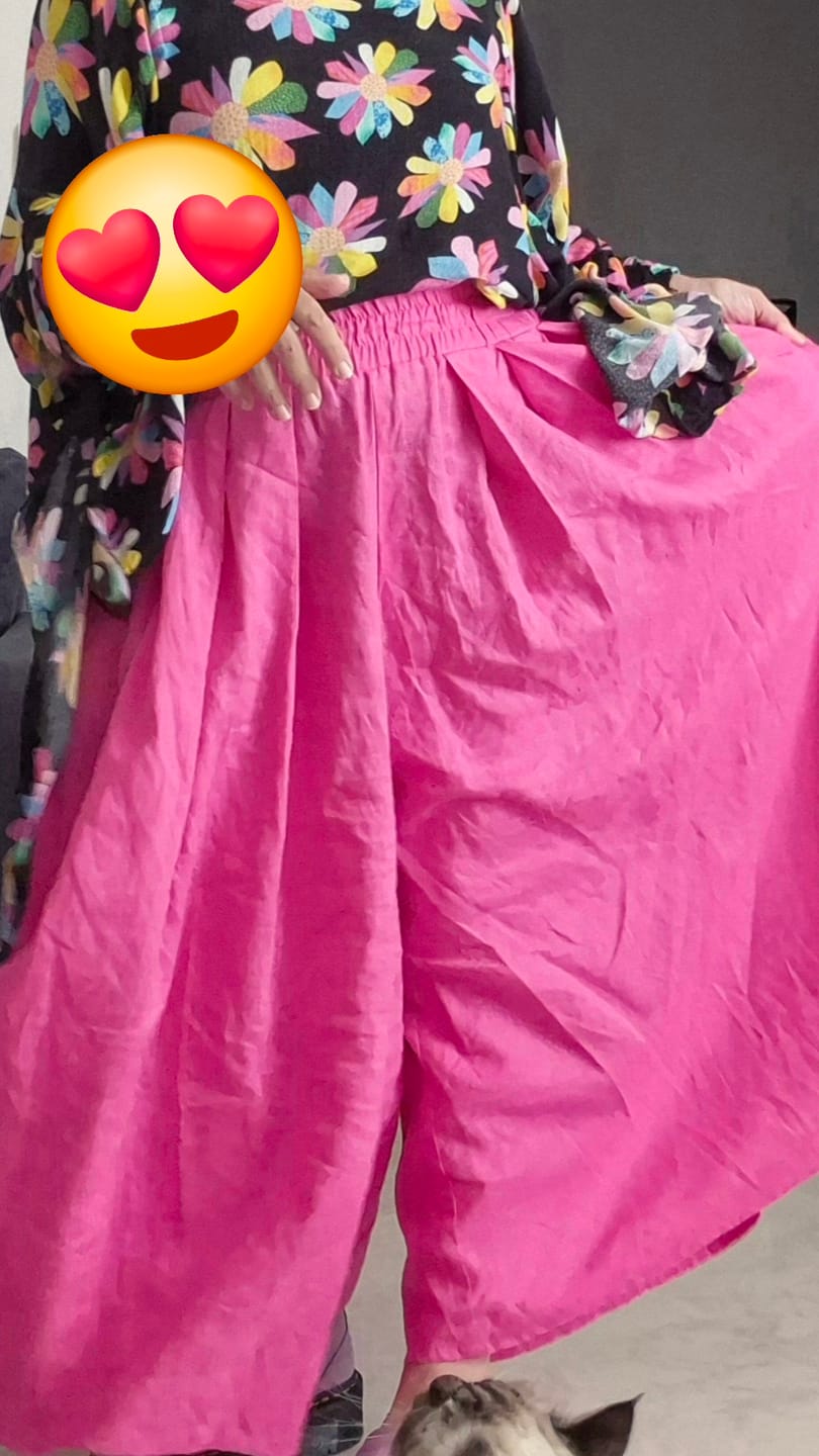 Customer photo review of Pantalon Paco -  lin fushia