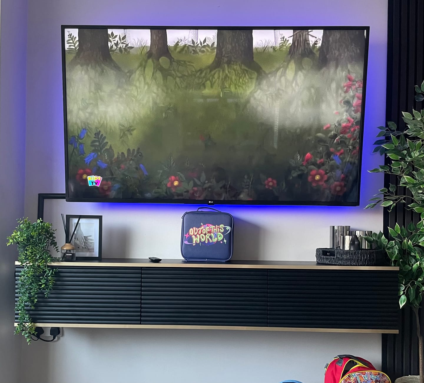 Customer photo review of Moro Floating TV Cabinet 175cm