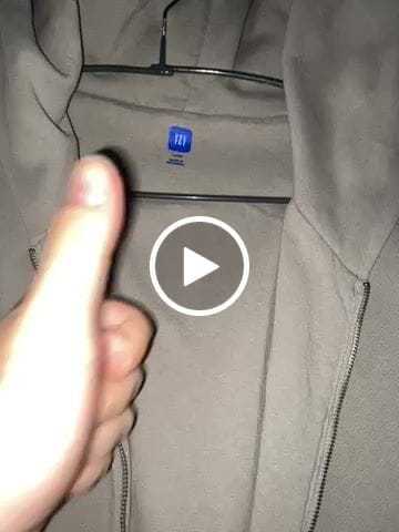Customer video review of Cotton Fleece Zip Up Hoodie - Yeezy Gap - 4 Colors Available