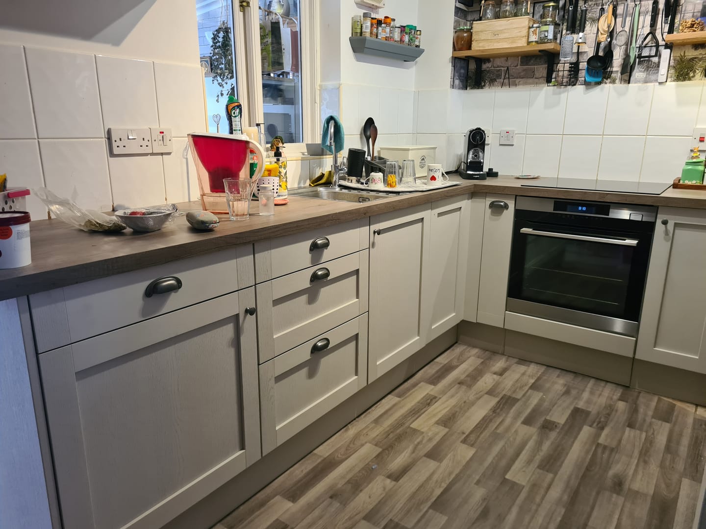 Customer photo review of Classic Cast Iron Cupboard Handles