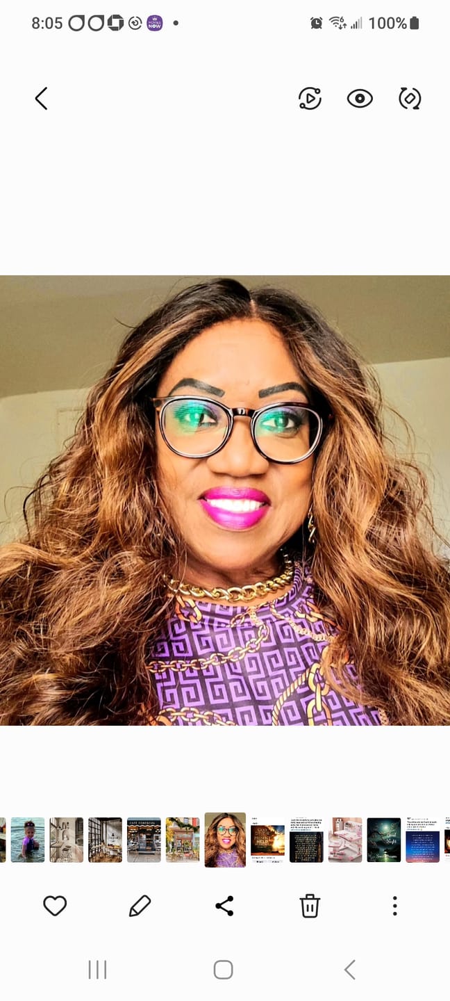 Customer photo review of Sensationnel Butta Lace Synthetic Hair HD Lace Wig - BUTTA UNIT 10