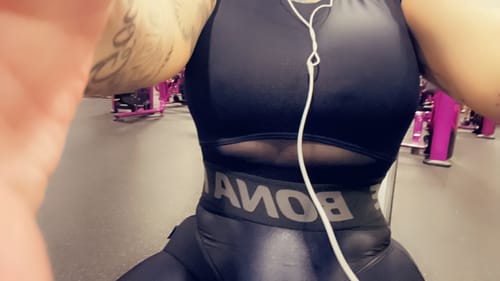 Customer photo review of Leggings Extra Sex-Push Up Corsage Black Skin