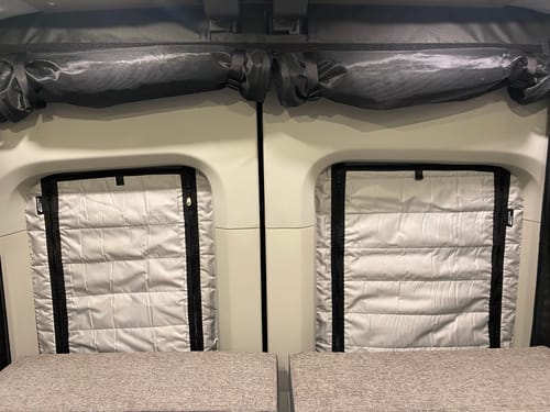 Customer photo review of Transit Passenger Van - Rear Door Shades (set)