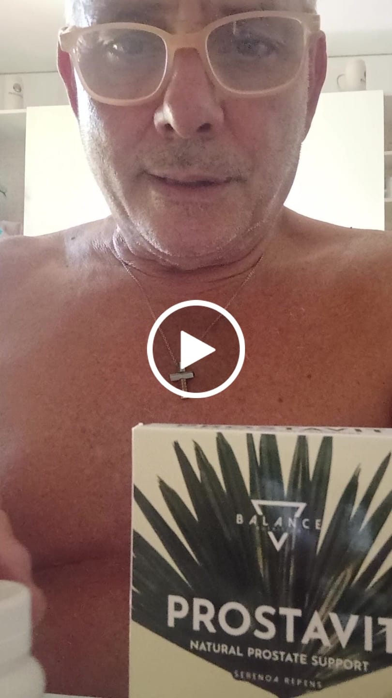 Customer video review of PROSTAVIT™ Benessere Prostata