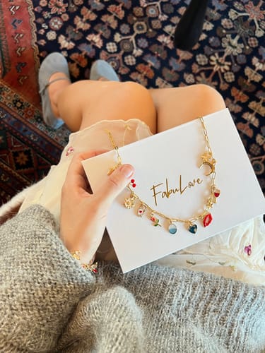 Customer photo review of FabuLove Charm Jewelry Kit