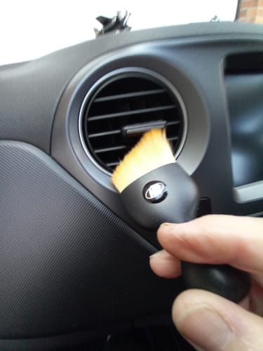 Customer photo review of Car Interior Dust Sweeping Soft Brush