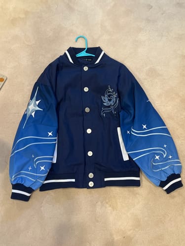 Customer photo review of Genshin Varsity Jacket Preorder