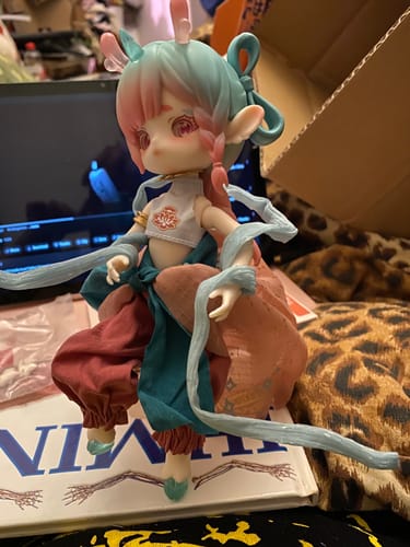 Customer photo review of Antu China Dunhuang Nine Colored Deer Series Action Figure BJD Blind Box