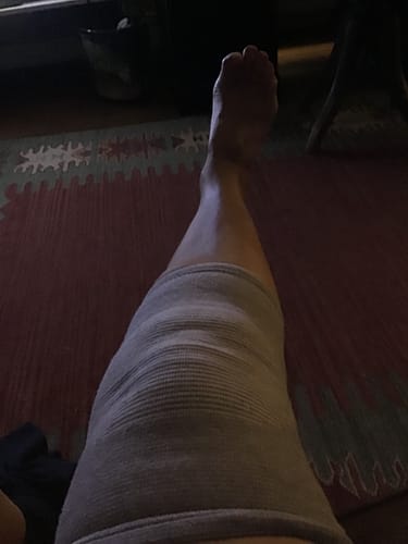 Customer photo review of BambuSleeve™ Knee Sleeves