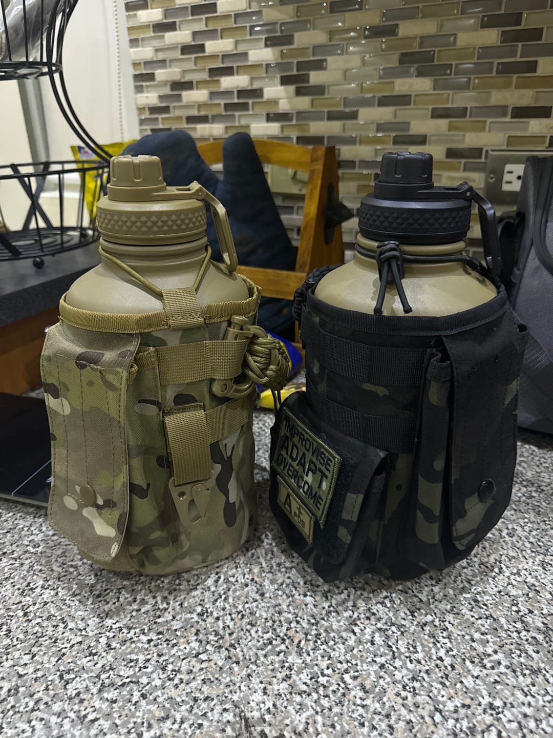 Customer photo review of Battle Bottle Sleeves - 64oz