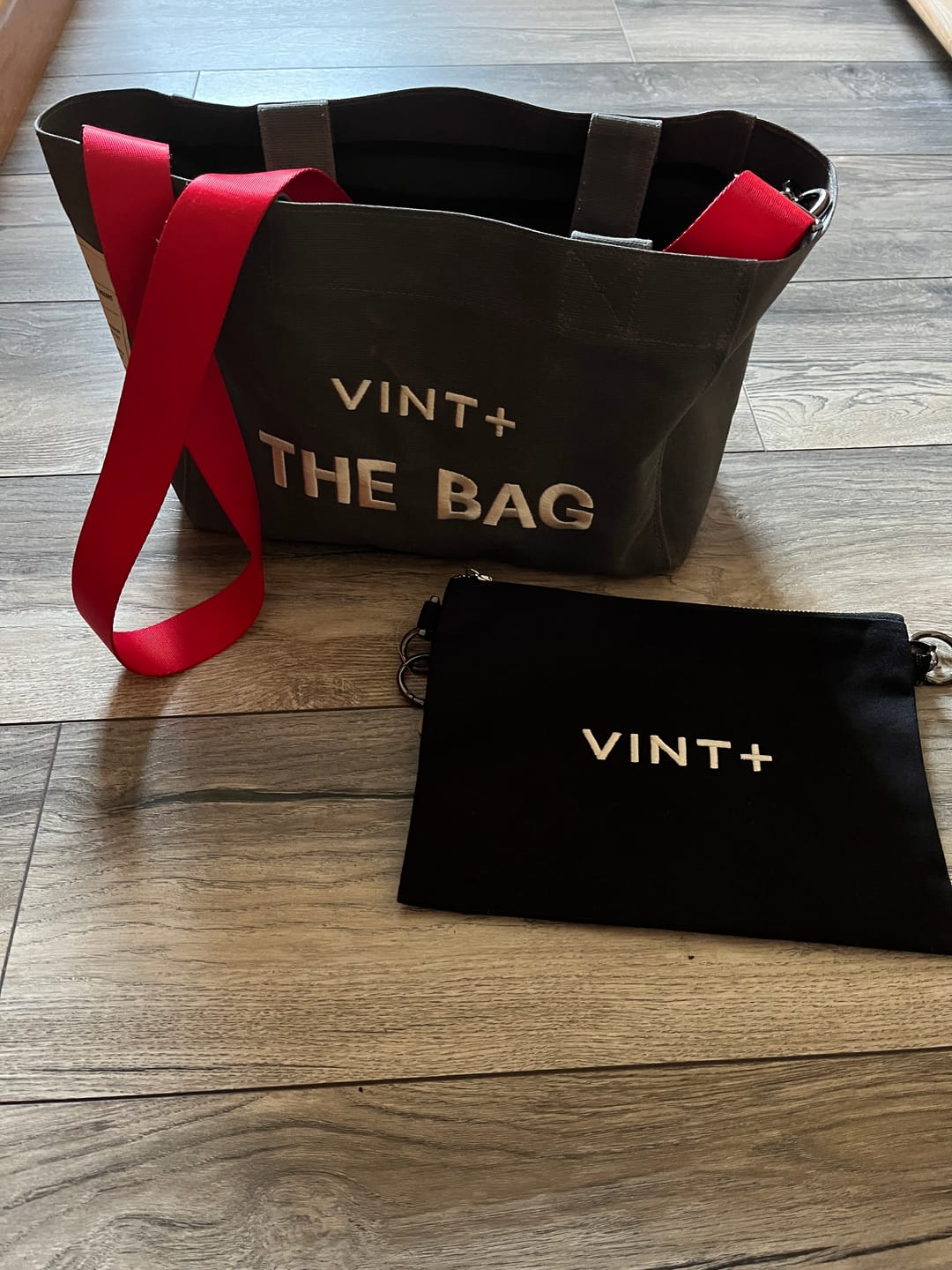 Customer photo review of CANVAS BAG - SMALL - GRAU