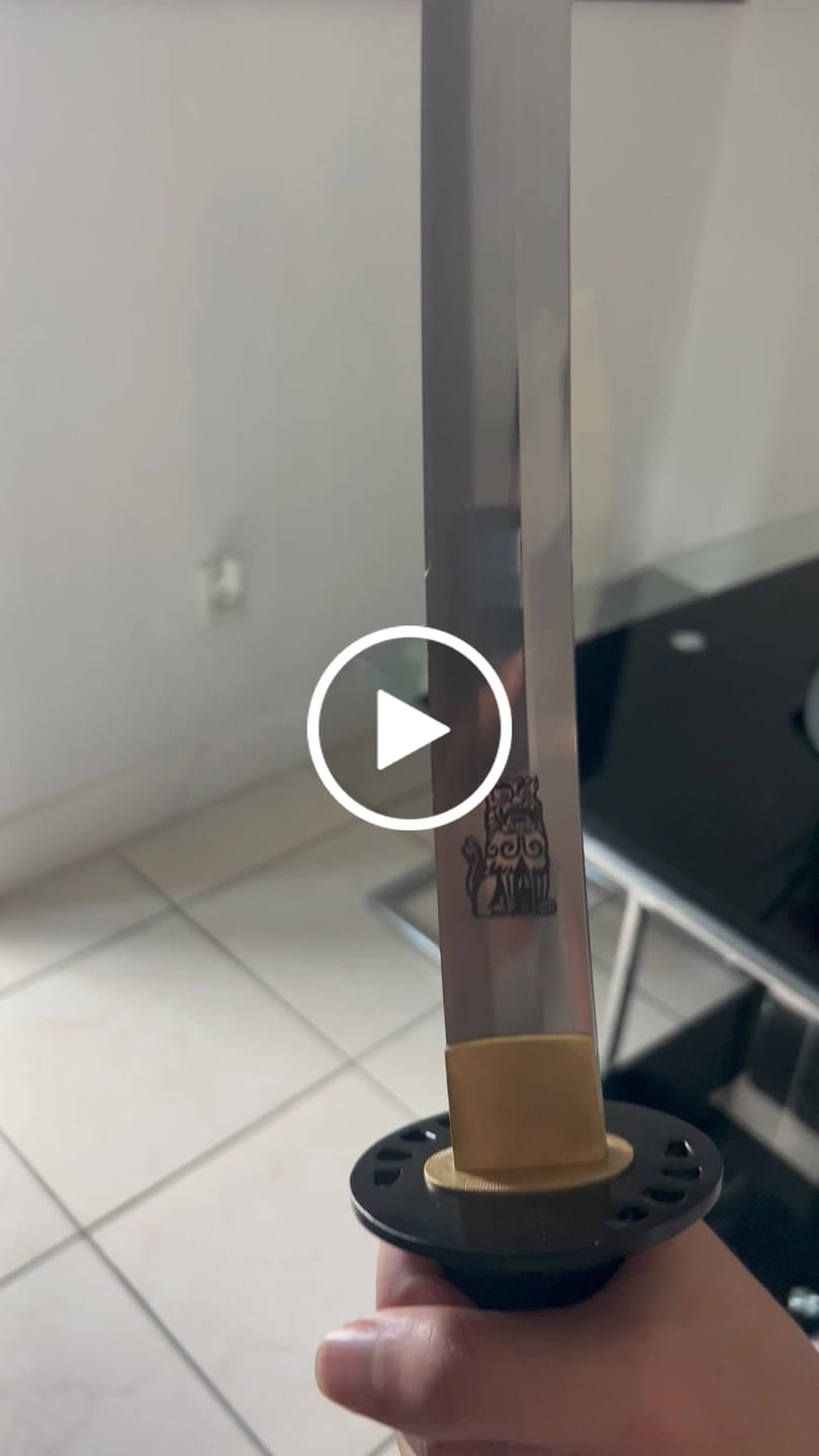 Customer video review of Kill Bill Sword Replica - Brides Katana, Made by Hattori Hanzo