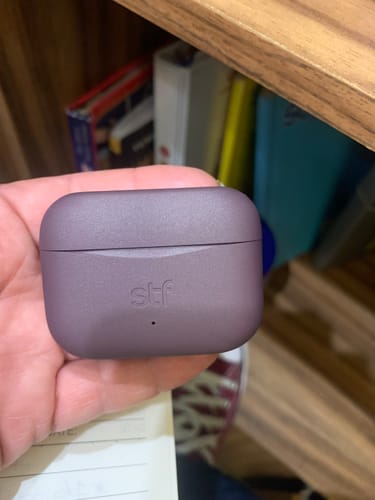 Customer photo review of Audífonos inalámbricos TWS | STF Soar ANC | 5hrs uso 4 micrófonos morado