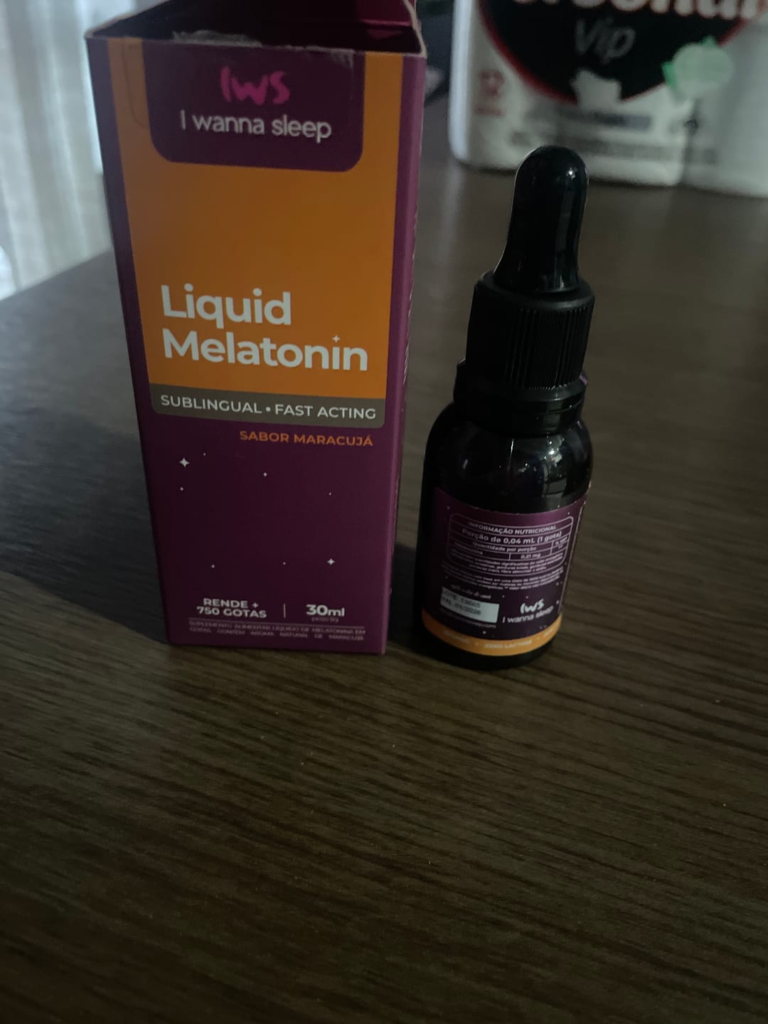 Customer photo review of Melatonina Líquida IWS 30ml Maracujá