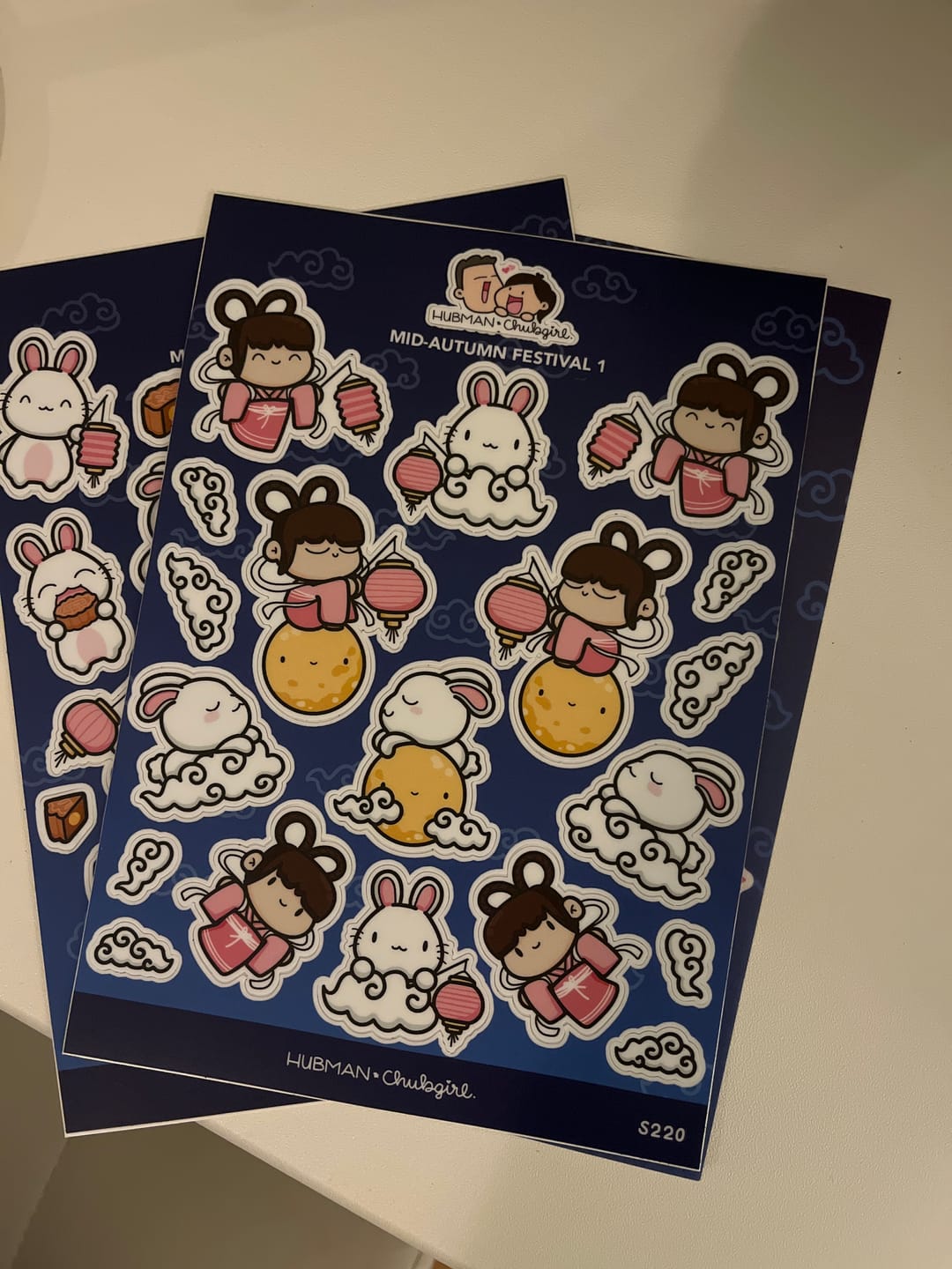 Customer photo review of Mid-Autumn Festival 2 Sticker Sheet