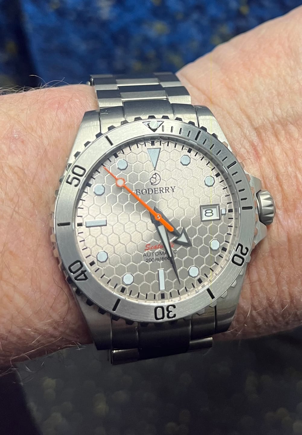 Customer photo review of SEATURTLE.OCEAN(TITANIUM) - Automatic Titanium Diver Watch | Titanium Gray/Ti-bracelet