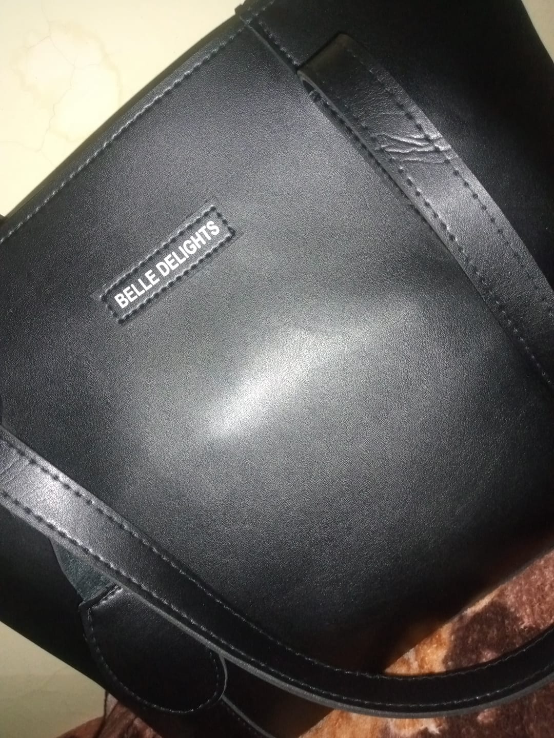 Customer photo review of Black Belle The Tote Bag