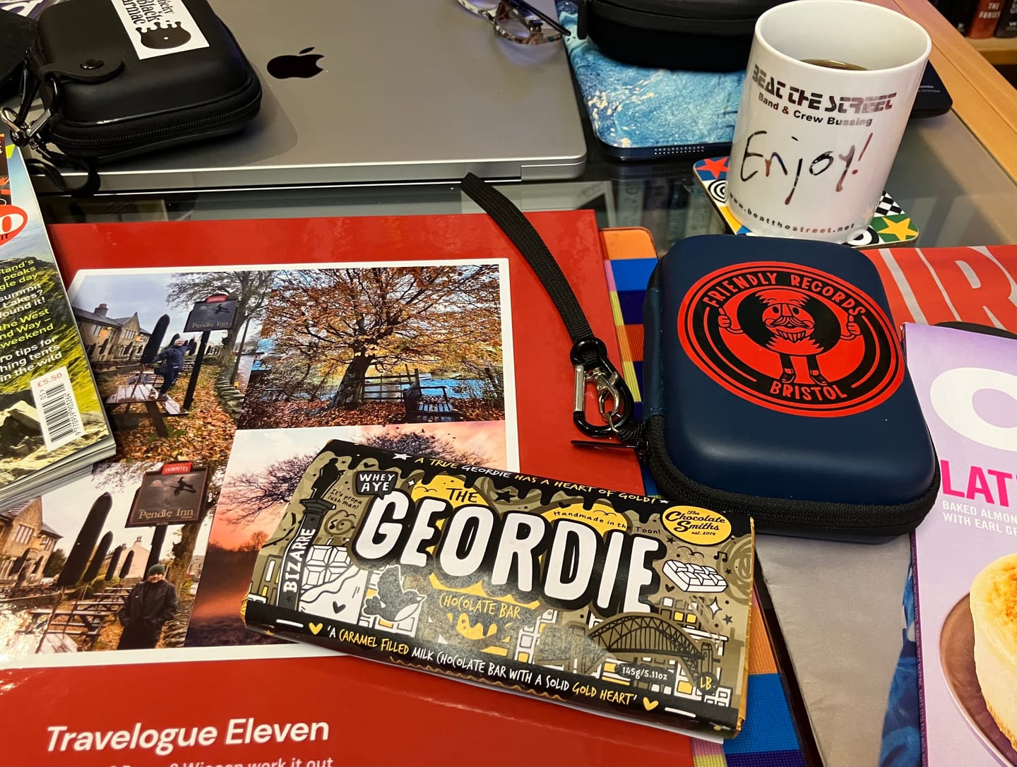 Customer photo review of The Geordie Bar double chocolate and caramel filled bar 145g