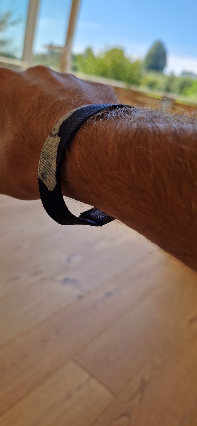 Customer photo review of I can. I will. - Elastisches Armband