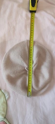 Customer photo review of Kids Solid Beret Hat