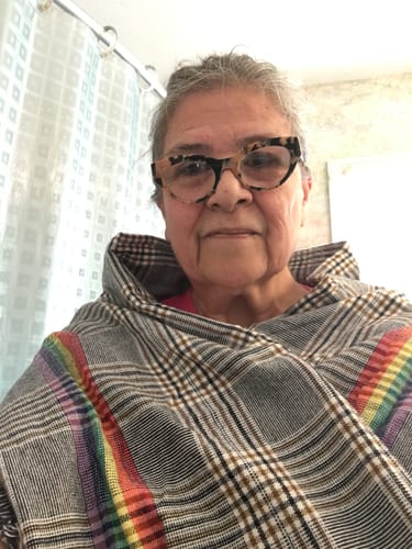 Customer photo review of SPECIAL Handmade Winter Scarf