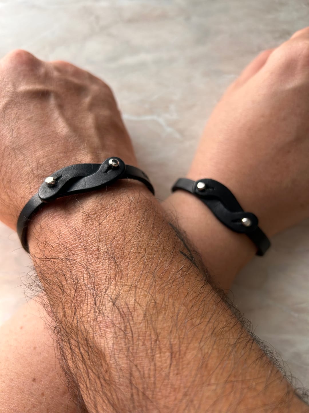 Customer photo review of Bracciale pelle Noi Tulsi