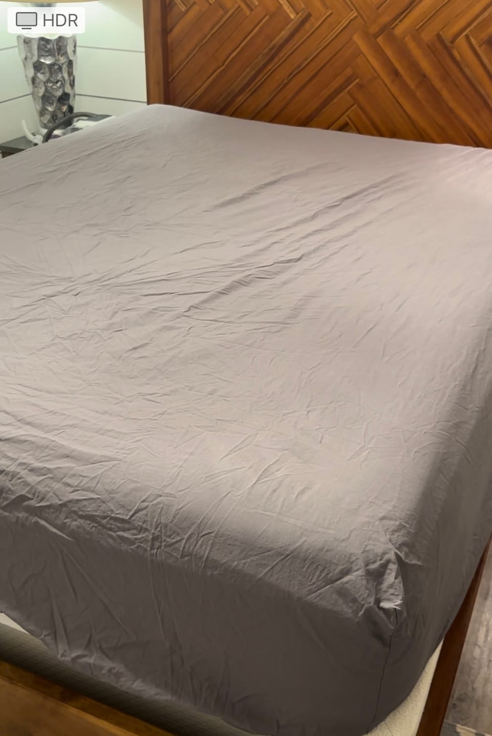 Customer photo review of Organic Fitted Grounding Sheet
