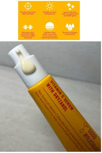 Customer photo review of VITAMIN C SERUM WITH ORYZANOL