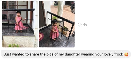 The Nesavu customer review from Anisha Sebatni