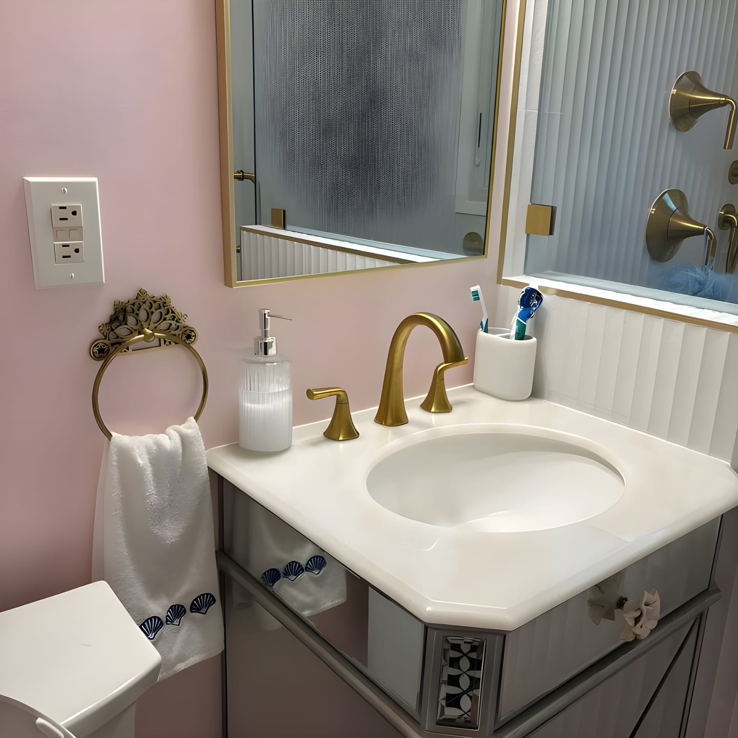 Customer photo review of Victorian Set - Antique Brass