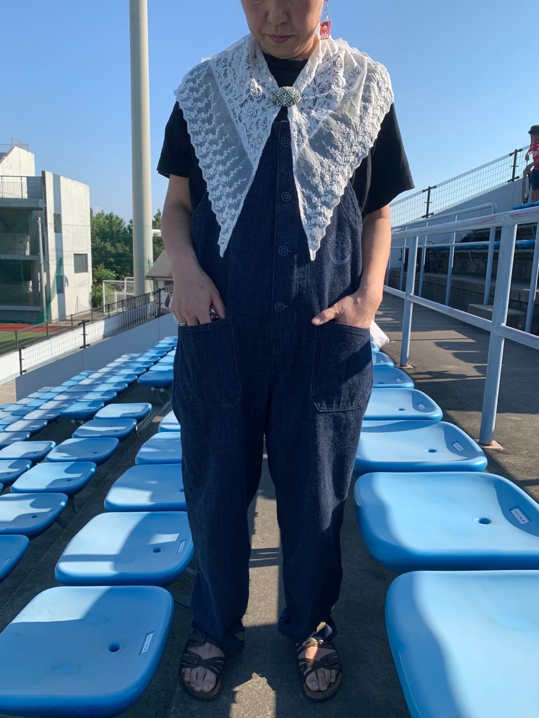 Customer photo review of アメリカンレトロ海軍デッキオーバーオール　デニム