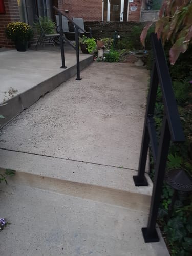 Customer photo review of Stair Handrail Kit