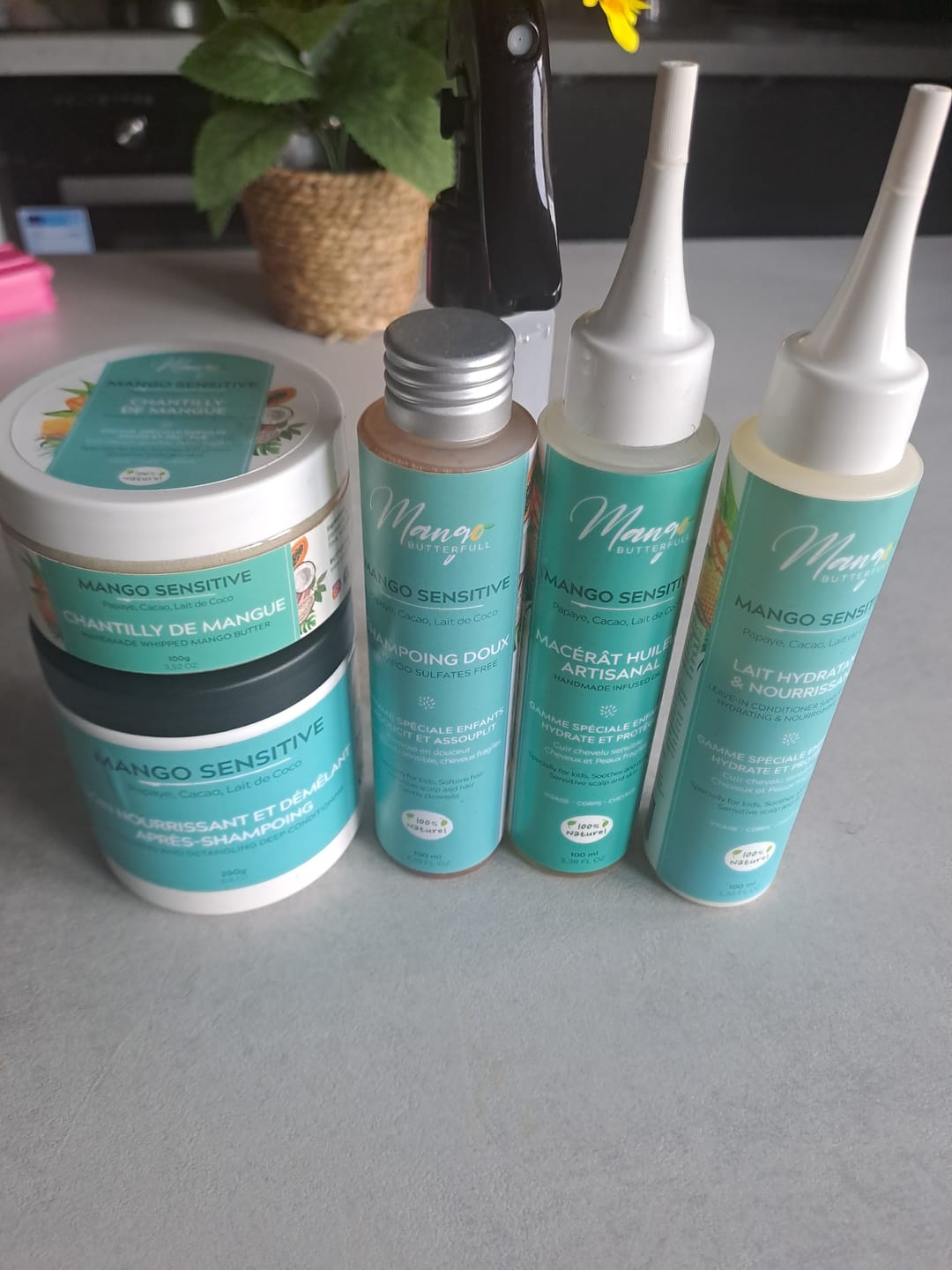 Customer photo review of Pack routine Mango SENSITIVE