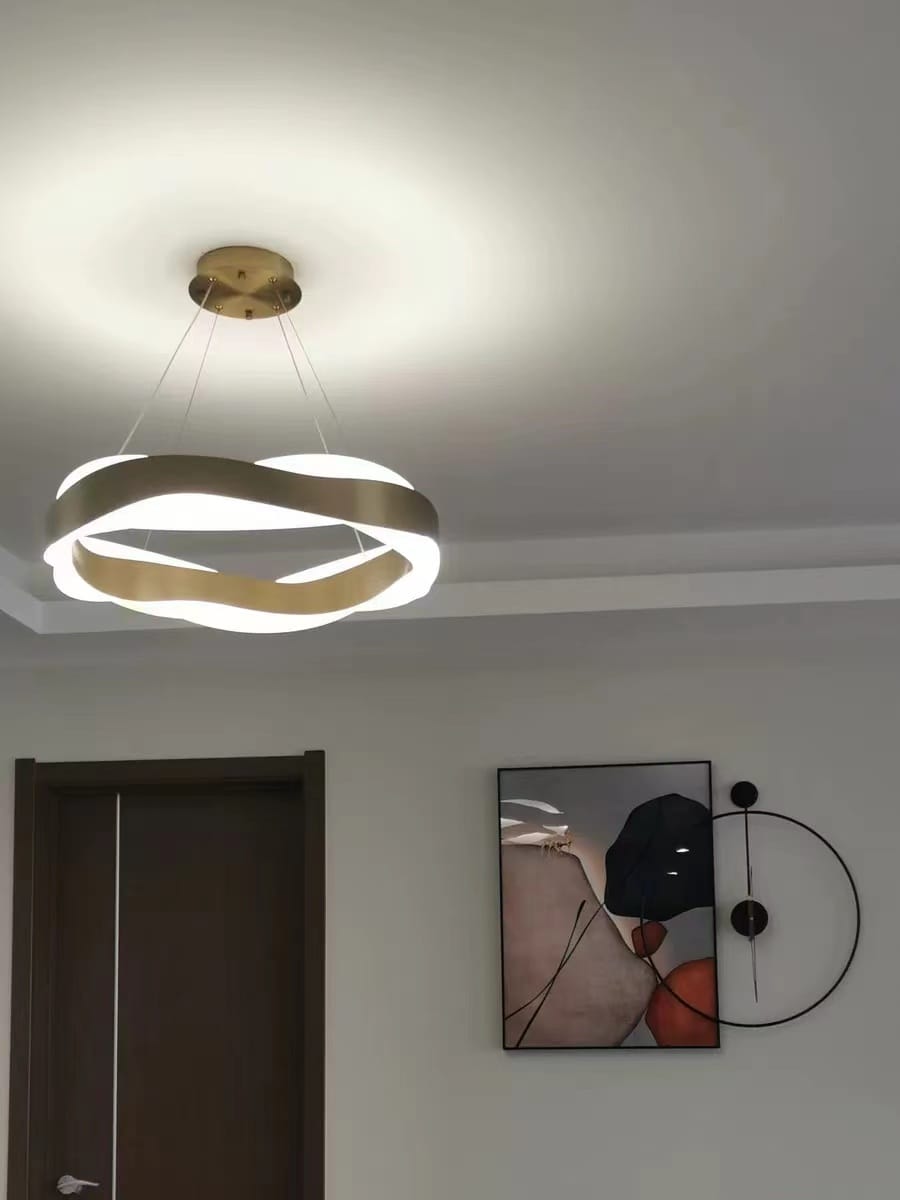 Customer photo review of WOMO Wave Circular LED Chandelier-WM2195