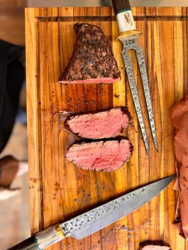 Reseña con foto de un cliente sobre Filete Pieza Básica