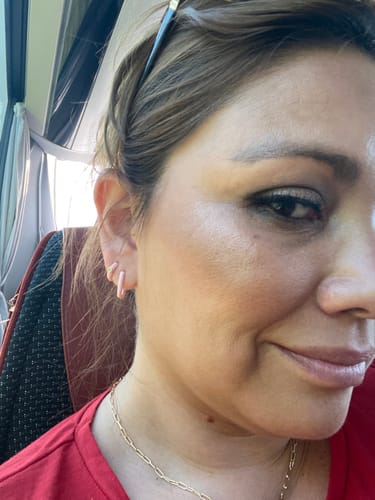 Customer photo review of ARGOLLAS ORI ROSE BAÑO DE ORO