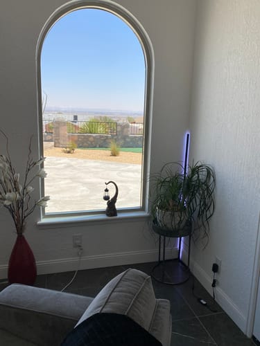Customer photo review of LITE TOWER - MODERN STYLED LED CORNER LAMP