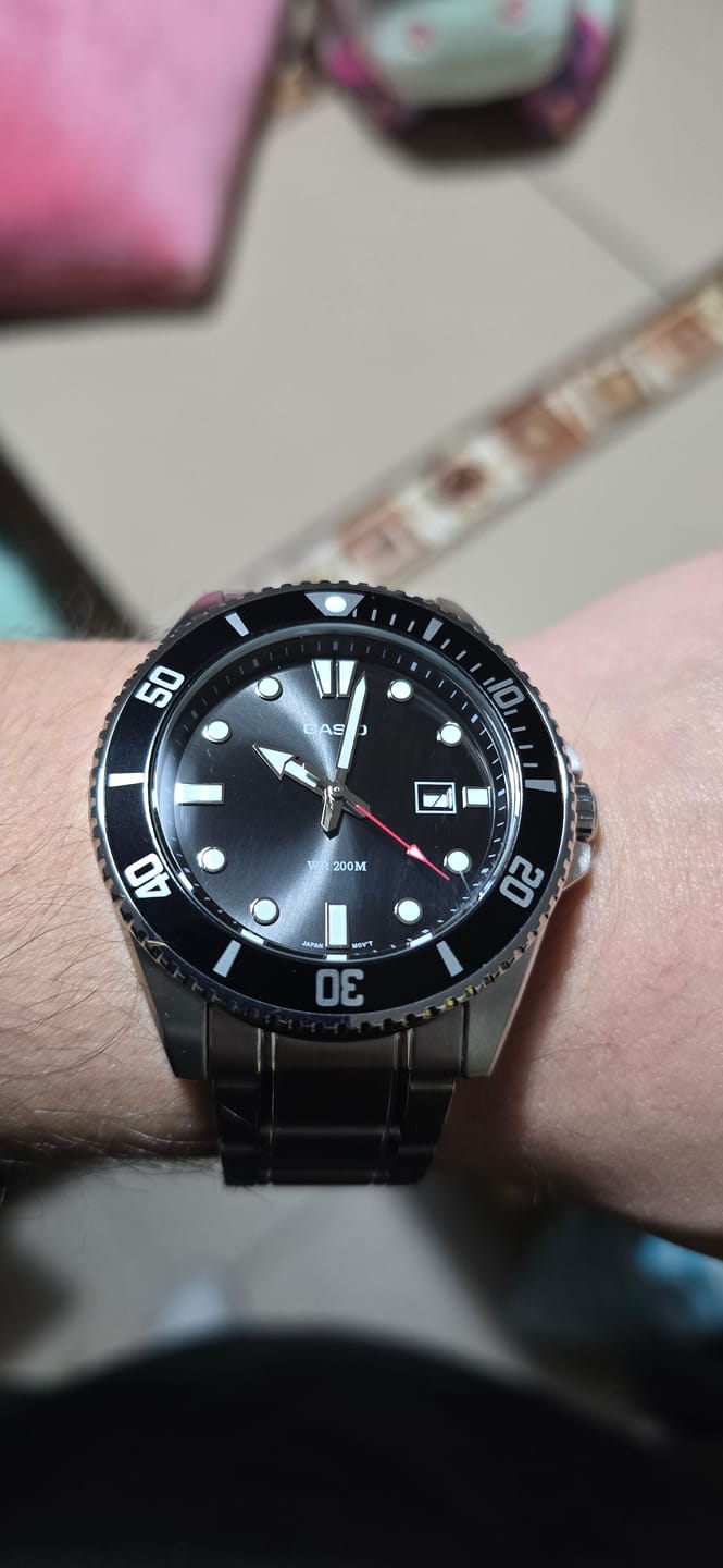Customer photo review of Reloj Casio Submariner Marlin Duro MDV-107D-1A1VDF Buceo