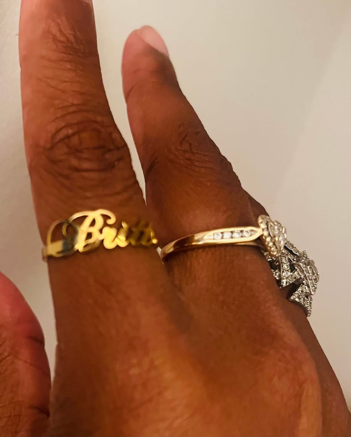 Customer photo review of Free Custom Ring