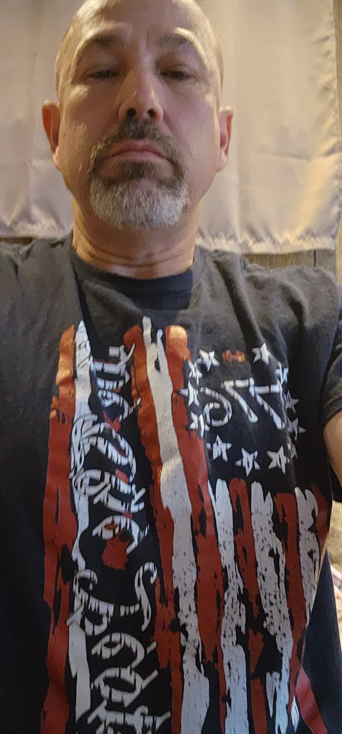 Customer photo review of We The People 1776 Flag T-Shirt