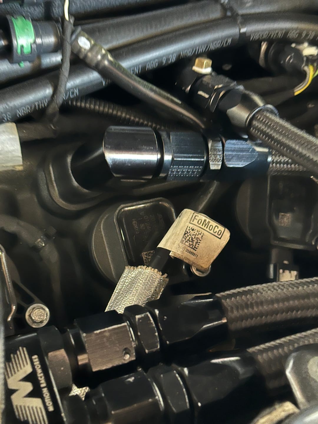 Customer photo review of Fragola -10 AN Straight Hose End 220110-BL