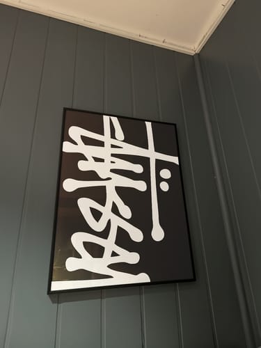 Customer photo review of Stussy Abstract Art Poster